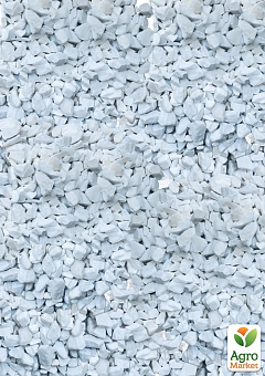 Декоративные камни Крошка белая мелкая  фракция 2-3 мм 1 кг1