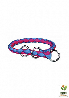 Ошейник-удавка для собак Cavo (47-55см/18мм, голубой/розовый) "TRIXIE" TX-144061