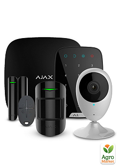 Комплект сигнализации Ajax StarterKit + KeyPad black + Wi-Fi камера 2MP-H2