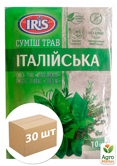 Приправа смесь трав "Итальянская" ТМ "IRIS" 10г упаковка 30шт2