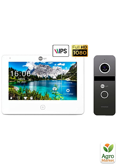 Комплект видеодомофона NeoLight NeoKIT HD Pro silver2