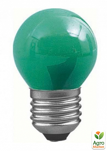 LM705 Лампа Lemanso св-я G45 E27 1,2W зелена куля (558402)