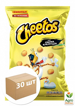 Кукурузные шарики (вкусная кукуруза) ТМ "Cheetos" 65г упаковка 30шт1