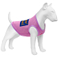 Майка для собак WAUDOG Clothes рисунок "Смелость", сетка, S, B 30-33 см, C 18-21 см розовый (301-0231-7) купить