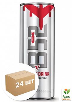 Энергетический напиток ТМ "B-52" 0,25 л ЖБ упаковка 24 шт1