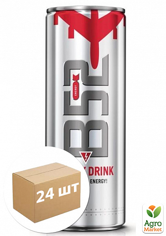 Энергетический напиток ТМ "B-52" 0,25 л ЖБ упаковка 24 шт