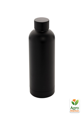 Термобутылка с двойными стенками из нержавеющей стали "Impact", черная (P436.371) - фото 3