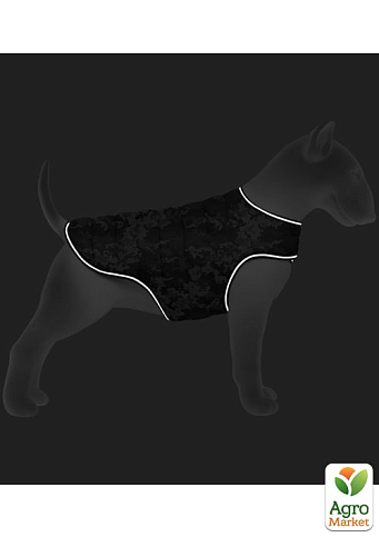 Куртка-накидка для собак WAUDOG Clothes, рисунок "Милитари", XS, А 26 см, B 33-41 см, С 18-27 см (502-4026) - фото 4