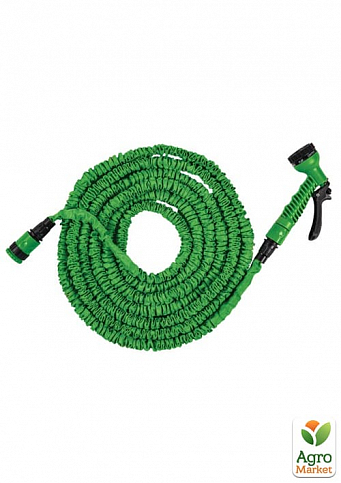 Растягивающийся шланг, набор TRICK HOSE, 15-45 м (зеленый), пакет, ТМ Bradas WTH1545GR-T-L