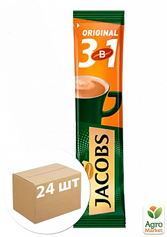 Кофе 3 в 1 (в блистере) ТМ "Якобс" 12г упаковка 24шт1
