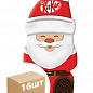 Новогодний подарок Kit-kat (Санта) ТМ "Nestle" 85г упаковка 16 шт