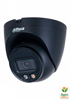 4 Мп IP видеокамера Dahua DH-IPC-HDW2449T-S-IL-BE (2.8 мм) black WizSense с двойной подсветкой и микрофоном2