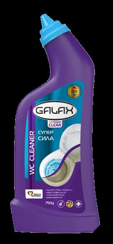 Средство для чистки унитаза "Galax" das PowerClean, 750 г