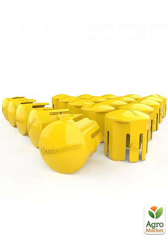Маркер для модуля геопокрытия пластиковый EasyPave желтый (68410-YW) - фото 2