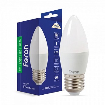 Світлодіодна лампа Feron LB-737 6W E27 2700K