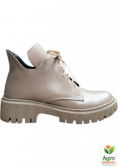 Женские ботинки зимние Amir DSO028 39 24,5см Бежевые1