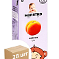 Сок персиковый ТМ "Малятко" 200мл упаковка 28 шт
