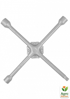 Ключ баллонный крестовой укрепленный 14" x 355 мм, D=16 мм, 17; 19; 21 мм INTERTOOL HT-16041
