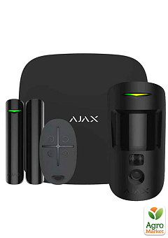 Комплект беспроводной сигнализации Ajax StarterKit Cam black с фотофиксацией тревог2
