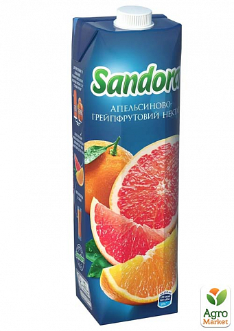 Нектар апельсиново-грейпфрутовий ТМ "Sandora" 0,95 л