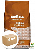 Кава зернова (Crema e Aroma) ТМ "Lavazza" 1кг упаковка 6шт