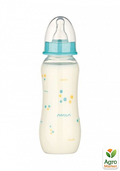 Бутылочка для кормления пластиковая Baby-Nova, 240мл голубая2