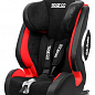 Дитяче крісло з 9-36 кг із системою ISOFIX, чорно-червоне SPARCO DO SPCF1000KI-RD