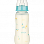Пляшечка для годування пластикова Baby-Nova, 240мл блакитна