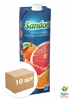 Нектар апельсиново-грейпфрутовий ТМ "Sandora" 0,95 л упаковка 10шт2