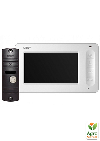 Комплект видеодомофона Arny AVD-4005 White/Brown