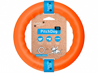 Collar PitchDog Игрушка для собак кольцо для апортировки 20 см, оранжевый (3024160)