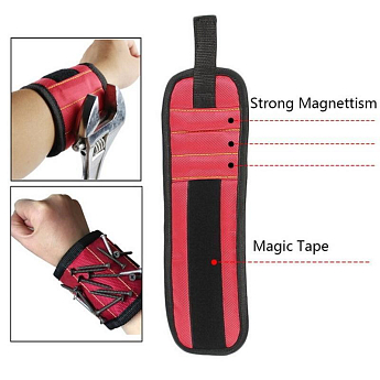 Магнітний браслет для інструментів Magnetic Tool Wristband SKL11-291927 - фото 2