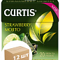 Чай клубничный мохито (пачка) ТМ "Curtis" 20 пакетиков по 1.8г. упаковка 12шт