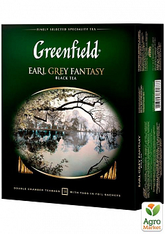 Чай Грей фентезі (пакет) ТМ "Greenfield" 100 пакетиків по 2г1