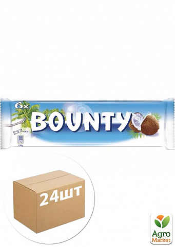 Батончик Bounty Minis 171 г уп. 24 шт