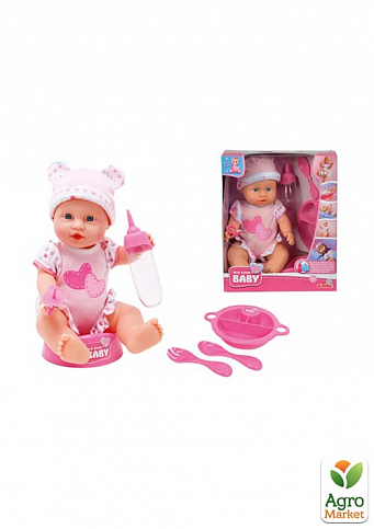 Пупс New Born Baby "Уход за малышами" с аксессуарами, 30 см, 3+ Simba Toys
