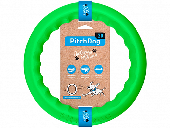 Collar PitchDog Іграшка для собак кільце для апортировки 28 см, салатовий (3024610)