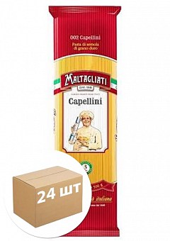 Макарони Капеліні №2 (Тонка) ТМ "Maltagliati" 500г упаковка 24 шт1