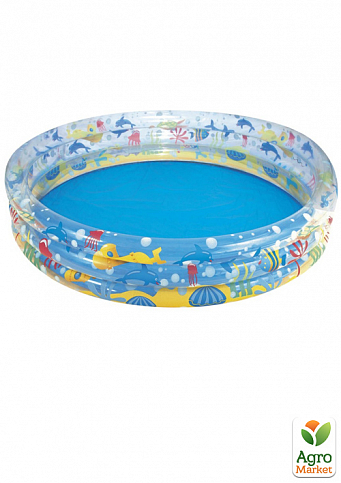 Дитячий надувний басейн «Підводний світ» 183х33 см ТМ «Bestway» (51005)