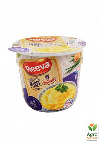 Картофельное пюре (со сливками) стакан ТМ "Reeva" 40г упаковка 24шт - фото 2