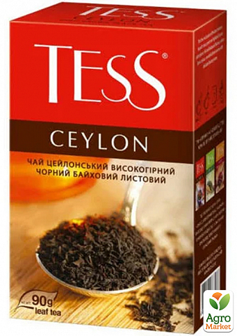 Чай чорний ТМ "ТЕСС" Ceylon 90 г упаковка 15 шт - фото 2