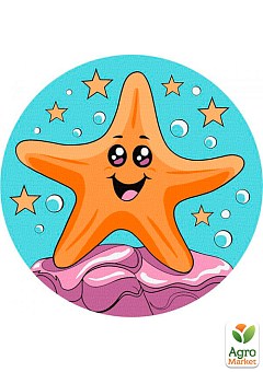 Картина по номерам - Веселая морская звезда KHO-R10522