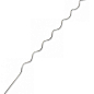 Спиральная опора для поддержки растений из алюминия 200см, Bradas TYS06200