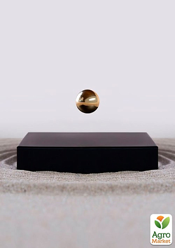 Левитирующий шар FLYTE Buda, черная основа, золотистый шар (01-BUDA-BLK-V1-0) - фото 3