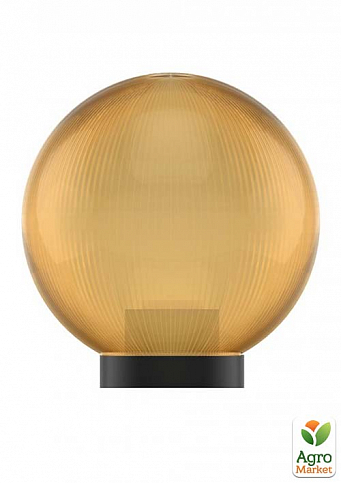 Куля діаметр 150 золота призму Lemanso PL2102 макс. 25W + баз (331102)
