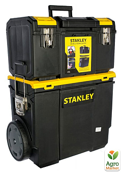 Скринька MOBILE WORKCENTER 3 в 1, розміри 475x284x630 мм, на колесах STANLEY 1-70-326 (1-70-326)2
