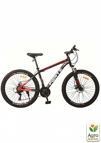 Велосипед FORTE BRAVES размер рамы 19" размер колес 27,5" черно-красный (117836)