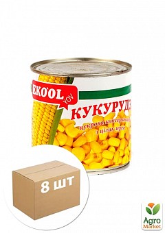 Кукуруза (железная банка) ТМ "EKO`OL YOV" 430г упаковка 8шт1