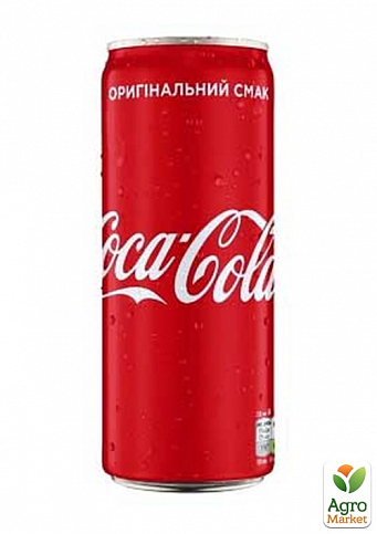 Газований напій (залізна банка) ТМ "Coca-Cola" 0,33 л упаковка 12шт - фото 2