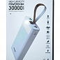ПаверБанк Power Bank Syrox 30000 mAh PB115 White універсальна батарея з дисплеєм і ліхтариком